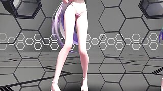 Mopey rjavolaska uživa v troje s svojimi najboljšimi prijateljicami